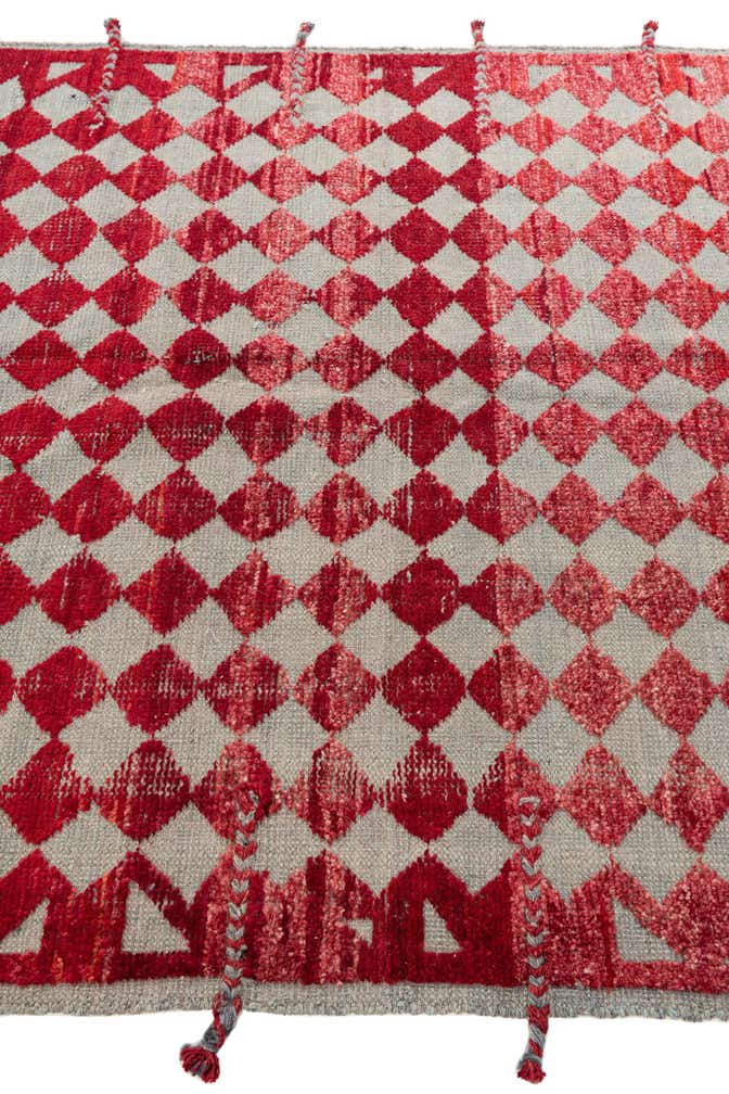 5' 2 x 7' 1 Hand Knotted Moroccan Wool Rug