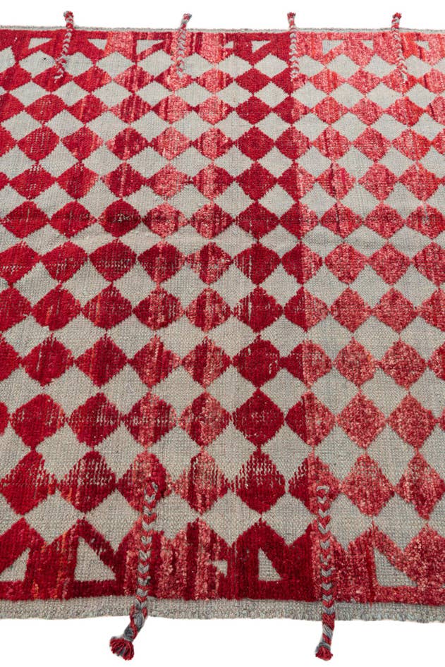 Detail image of 5' 2 x 7' 1 Hand Knotted Moroccan Wool Rug