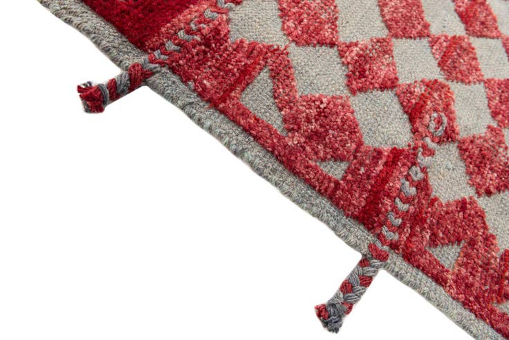 Detail image of 5' 2 x 7' 1 Hand Knotted Moroccan Wool Rug