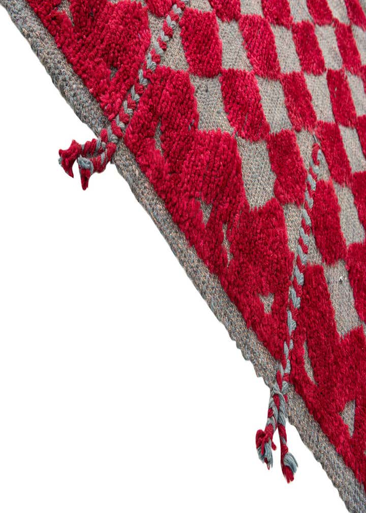 4' 10 x 7' 4 Hand Knotted Moroccan Wool Rug