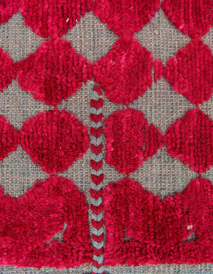 Detail image of 4' 10 x 7' 4  Hand Knotted Moroccan Wool Rug