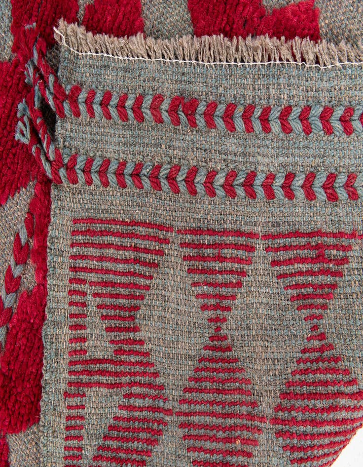 Detail image of 4' 10 x 7' 4  Hand Knotted Moroccan Wool Rug