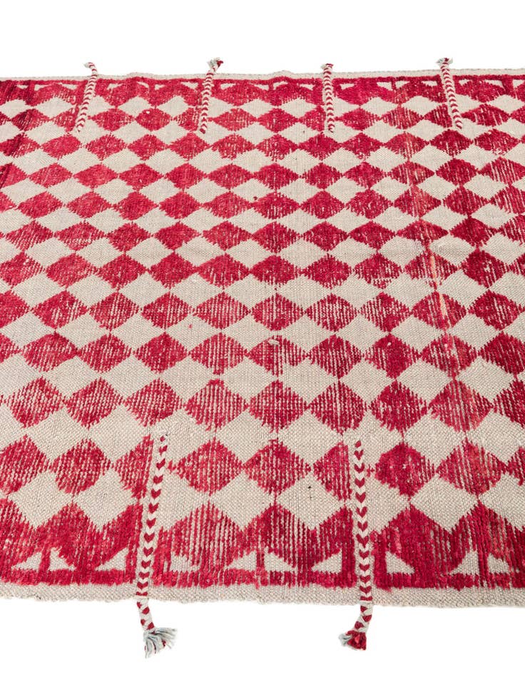 Detail image of 5' x 7' 4 Hand Knotted Moroccan Wool Rug