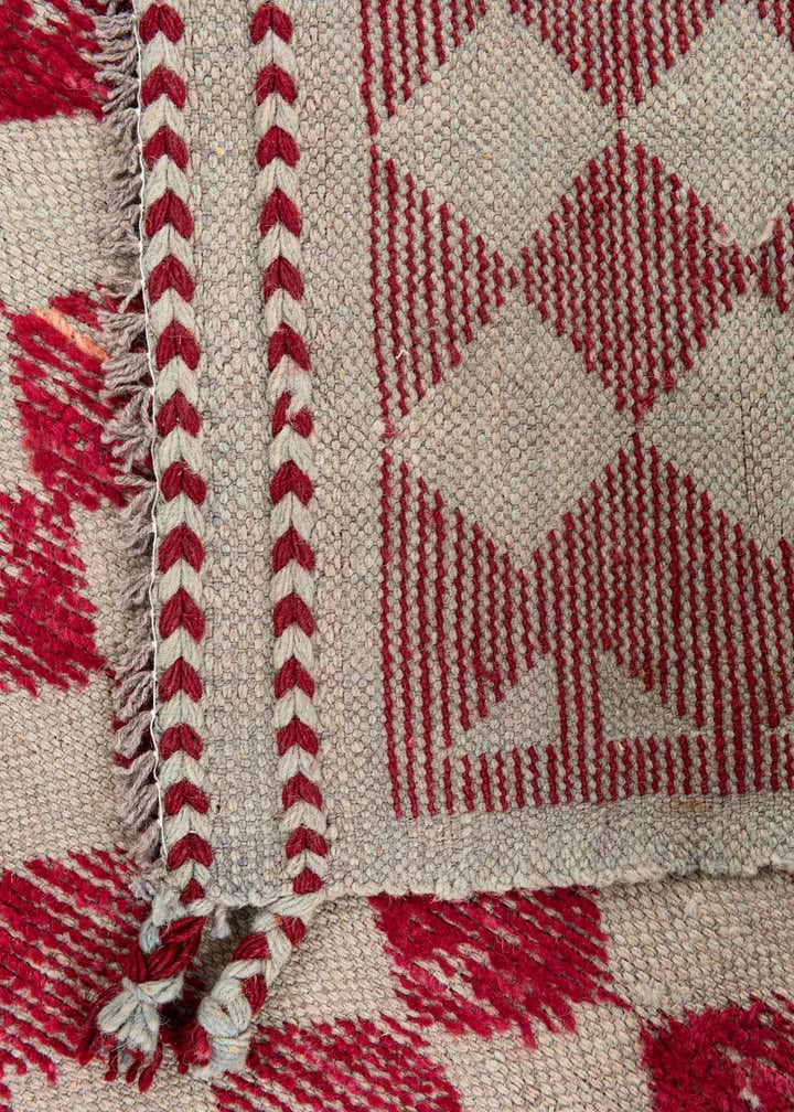 5' x 7' 4 Hand Knotted Moroccan Wool Rug