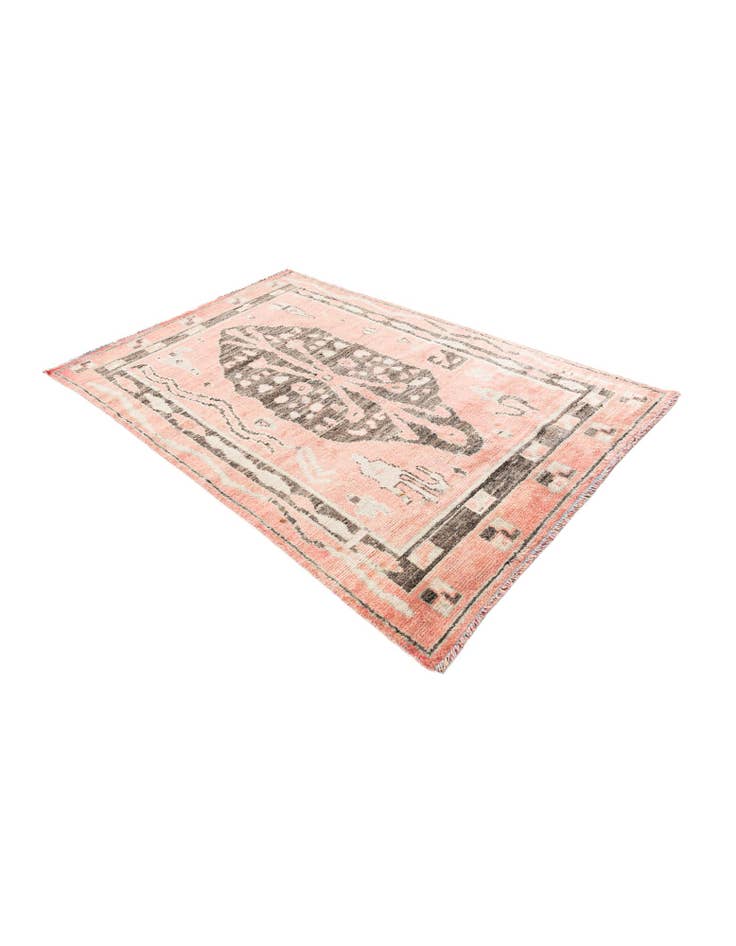 Detail image of 5' 4 x 8' 2  Hand Knotted Moroccan Wool Rug