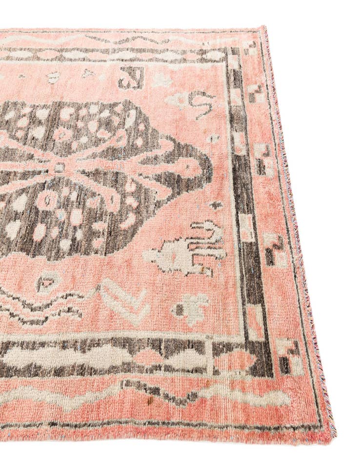 Detail image of 5' 4 x 8' 2  Hand Knotted Moroccan Wool Rug