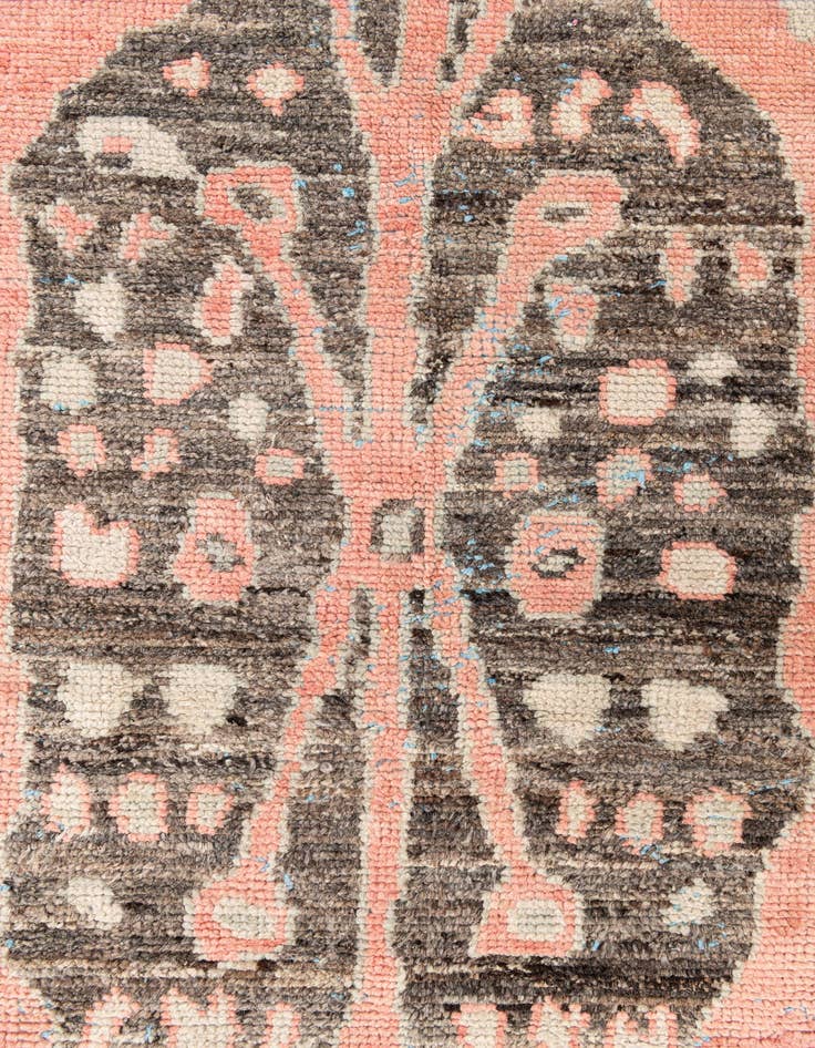 Detail image of 5' 4 x 8' 2  Hand Knotted Moroccan Wool Rug