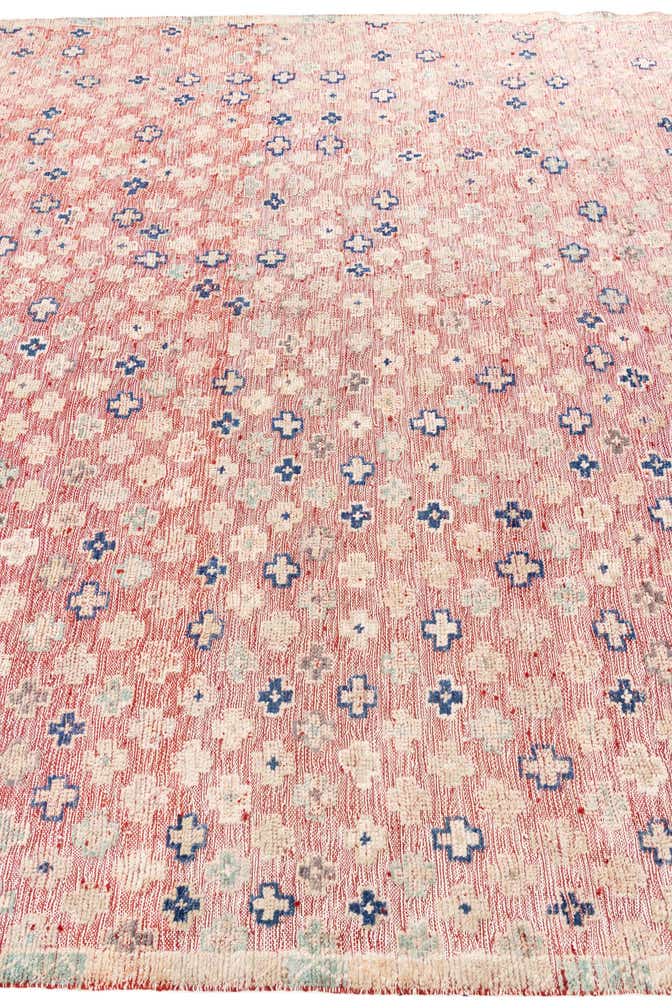 9' x 12' 8 Hand Knotted Moroccan Wool Rug