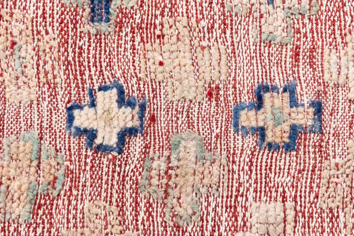 9' x 12' 8 Hand Knotted Moroccan Wool Rug