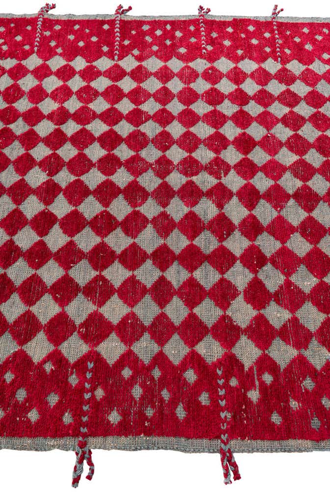 5' 9 x 8' Hand Knotted Moroccan Wool Rug