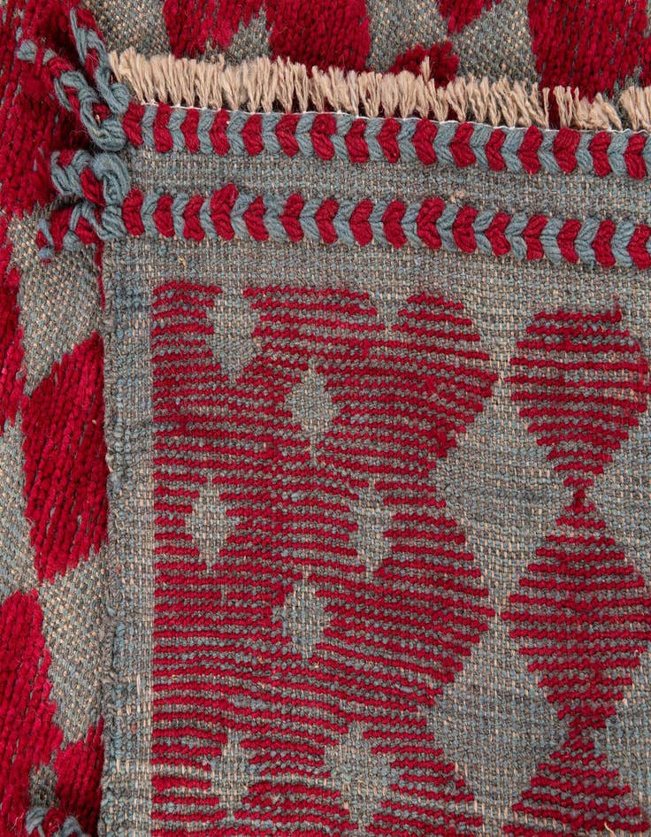Detail image of 5' 9 x 8'  Hand Knotted Moroccan Wool Rug