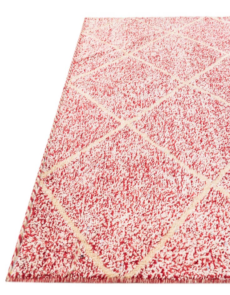 Detail image of 8' x 10' 4 Hand Knotted Moroccan Wool Rug