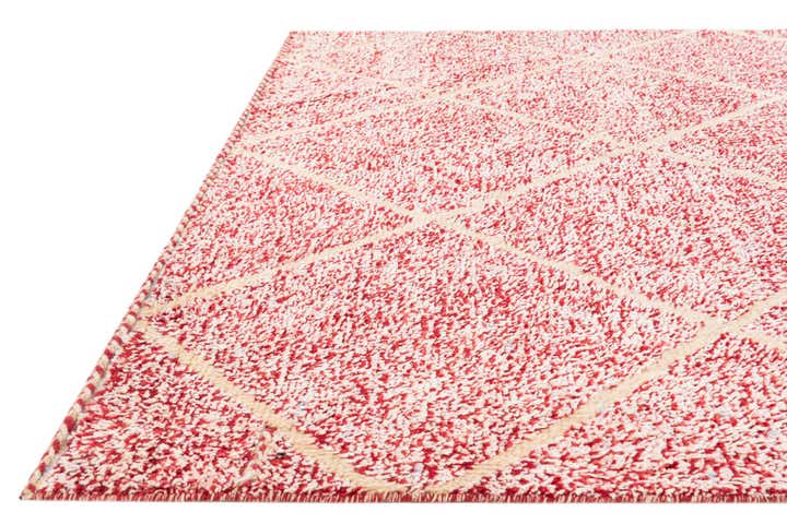 8' x 10' 4 Hand Knotted Moroccan Wool Rug