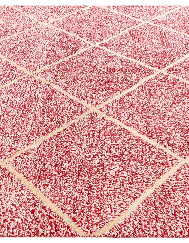 Detail image of 8' x 10' 4 Hand Knotted Moroccan Wool Rug