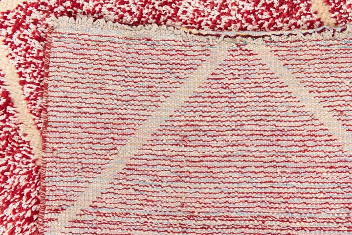 8' x 10' 4 Hand Knotted Moroccan Wool Rug