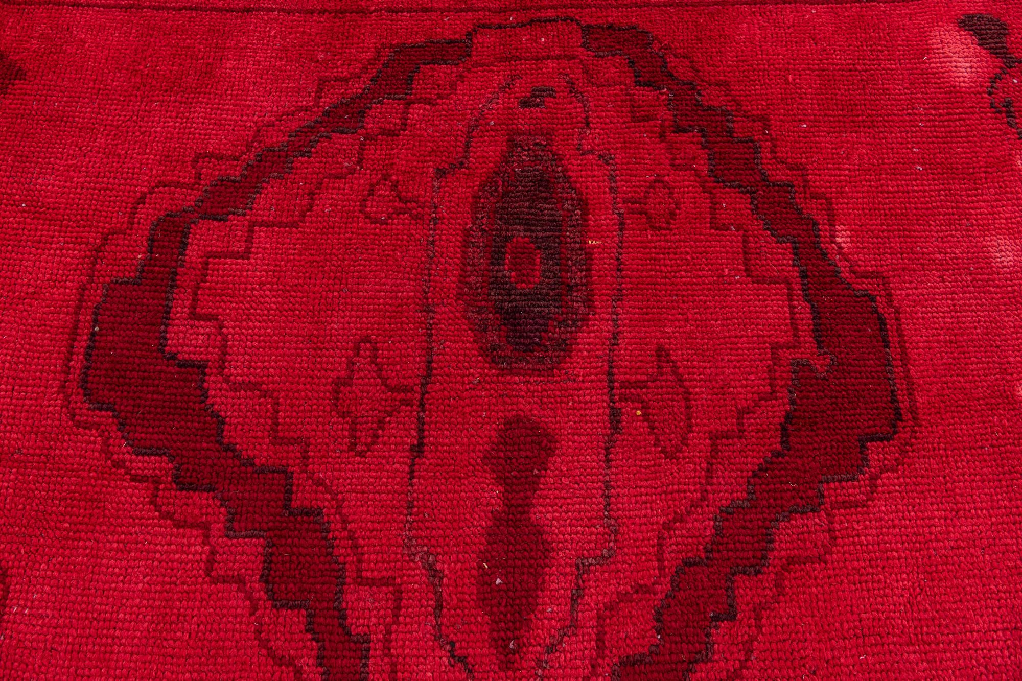 9' 1 x 12' 5 Hand Knotted Moroccan Wool Rug
