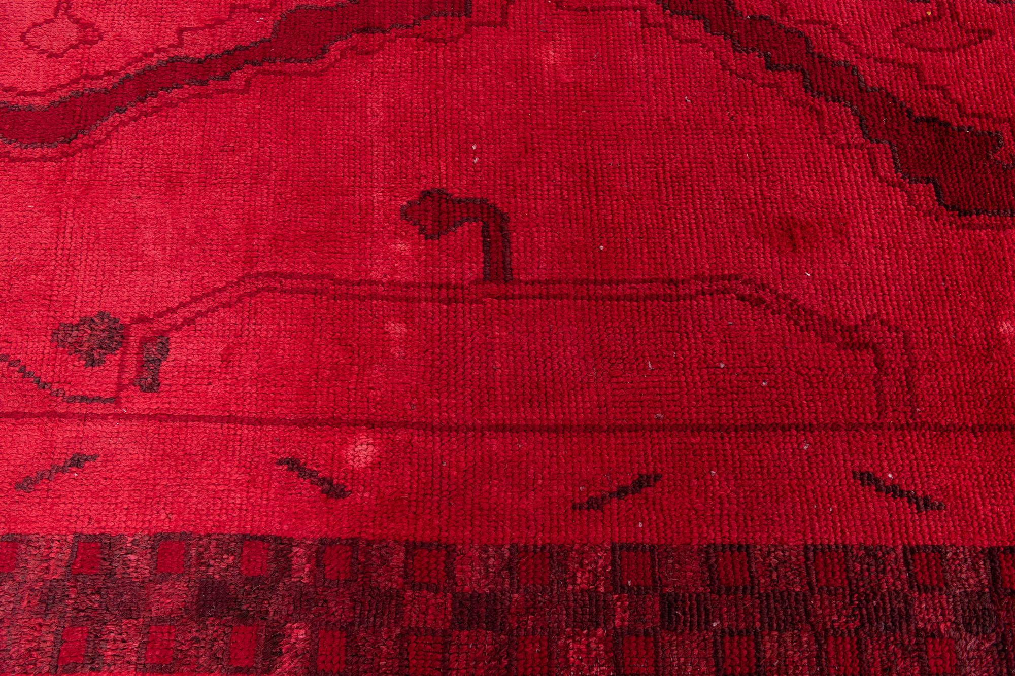 9' 1 x 12' 5 Hand Knotted Moroccan Wool Rug