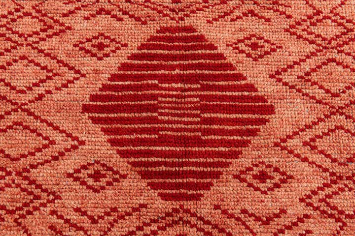 5' 10 x 8' 10 Hand Knotted Moroccan Wool Rug