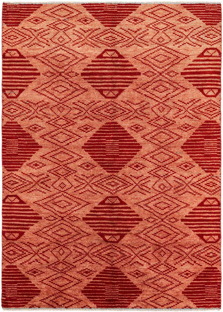 5' 10 x 8' 10 Hand Knotted Moroccan Wool Rug
