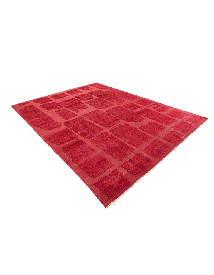 8' 1 x 10' 6 Hand Knotted Moroccan Wool Rug