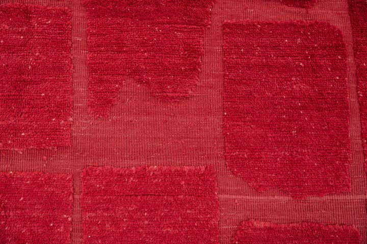 8' 1 x 10' 6 Hand Knotted Moroccan Wool Rug