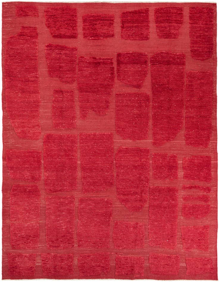 Detail image of 8' 1 x 10' 6 Hand Knotted Moroccan Wool Rug