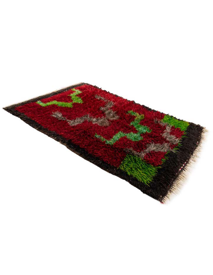 2' 10 x 4' 1 Hand Knotted Moroccan Wool Rug