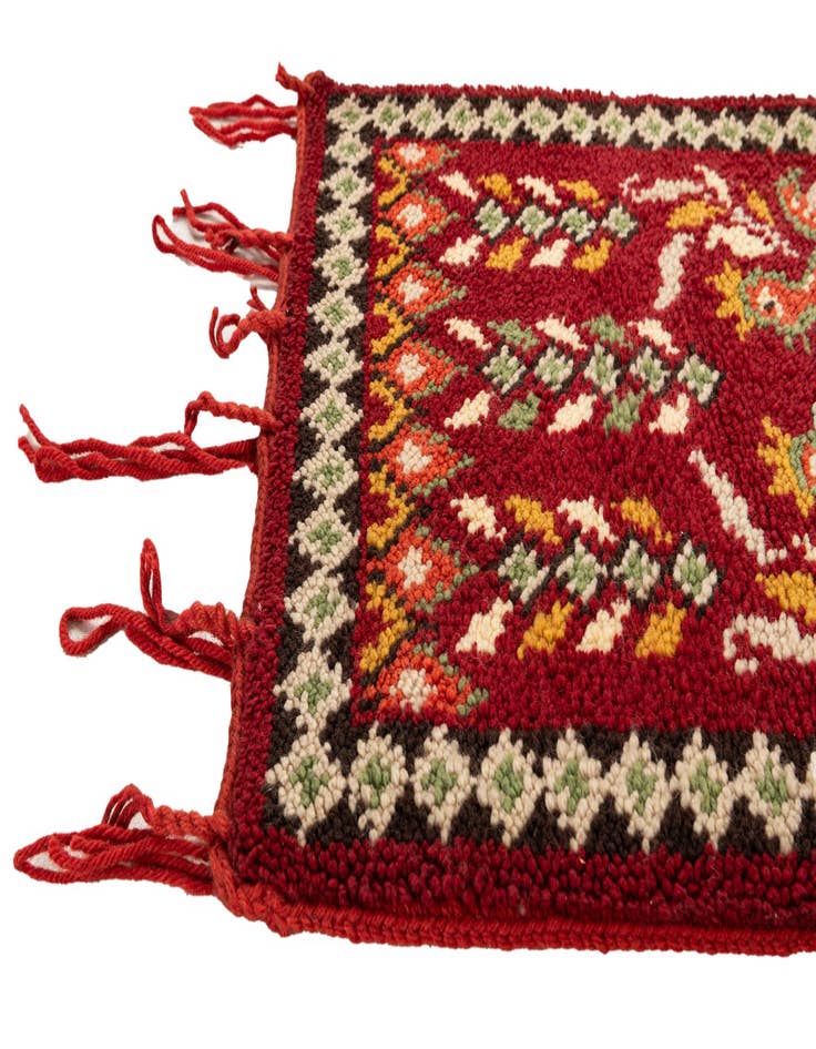 Detail image of 2' 2 x 3' 1  Hand Knotted Moroccan Wool Rug