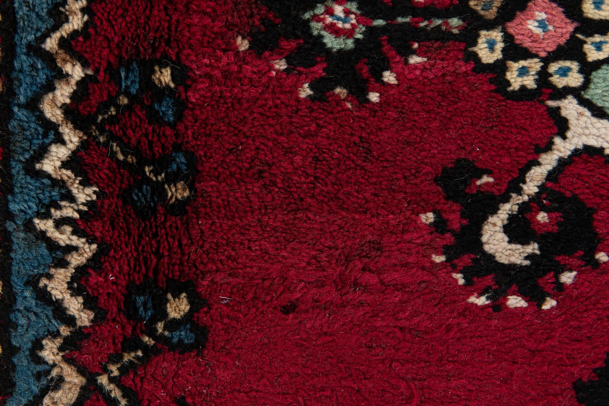 7' 4 x 10' 8 Hand Knotted Moroccan Wool Rug