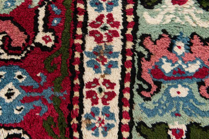 7' 4 x 10' 8 Hand Knotted Moroccan Wool Rug