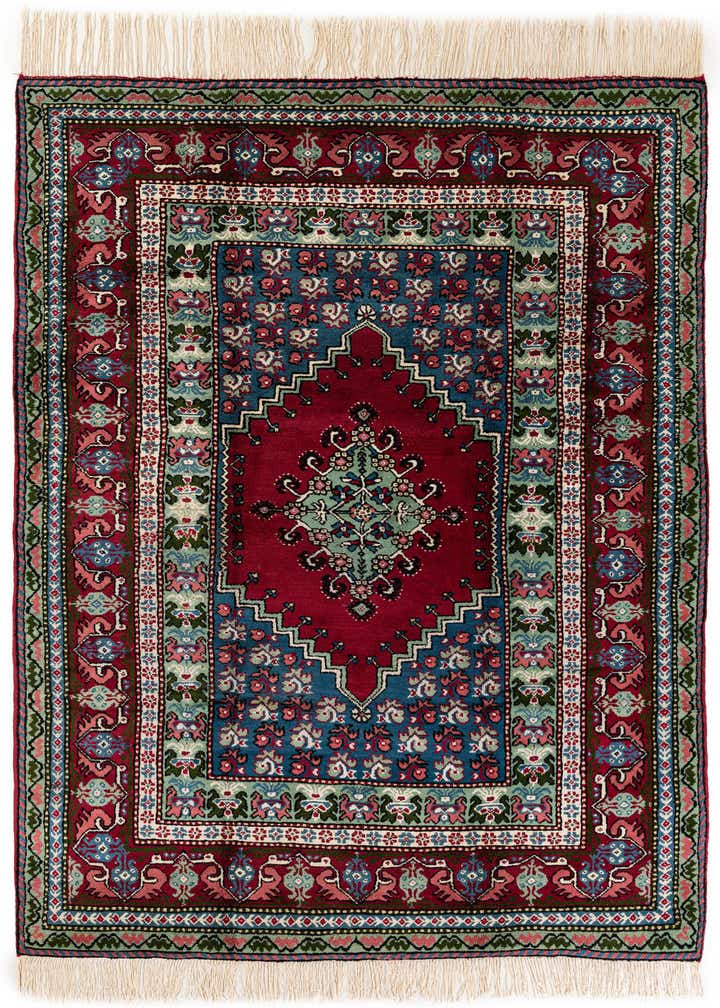 7' 4 x 10' 8 Hand Knotted Moroccan Wool Rug