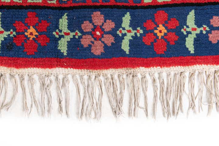 6' 8 x 9' 11 Hand Knotted Moroccan Wool Rug