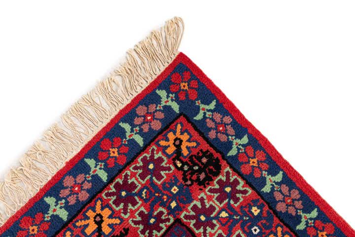 6' 8 x 9' 11 Hand Knotted Moroccan Wool Rug