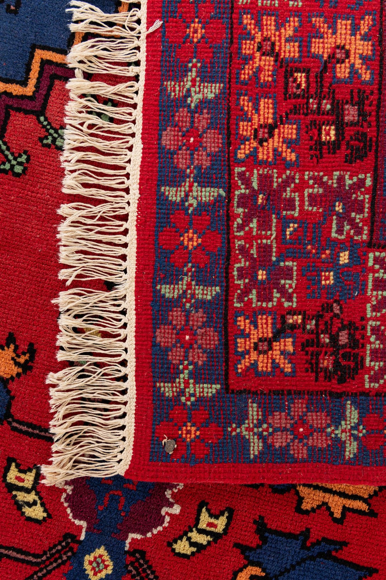 6' 8 x 9' 11 Hand Knotted Moroccan Wool Rug