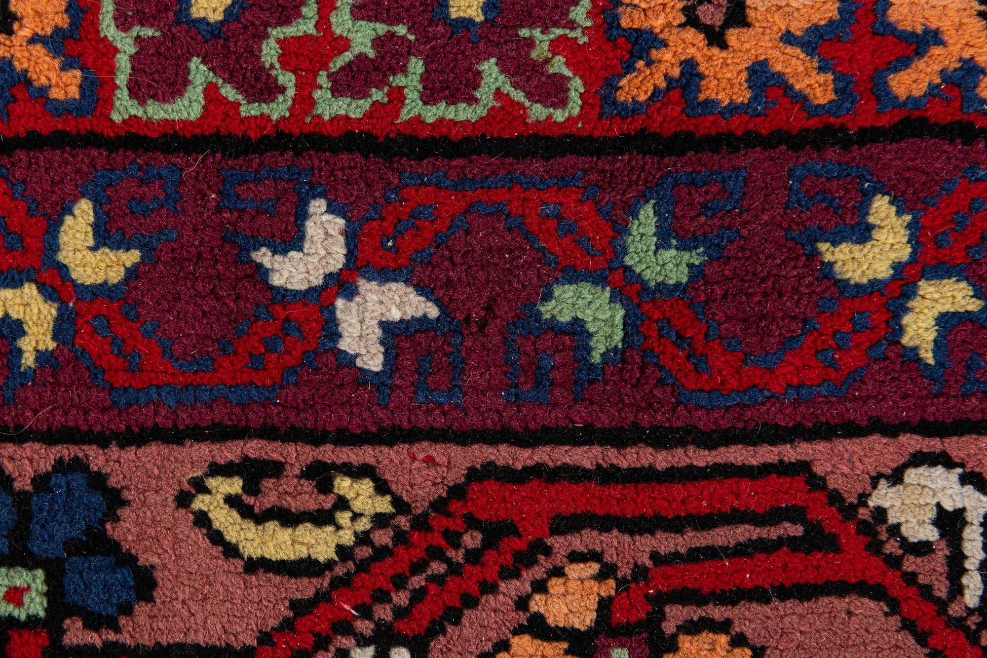 6' 8 x 9' 11 Hand Knotted Moroccan Wool Rug