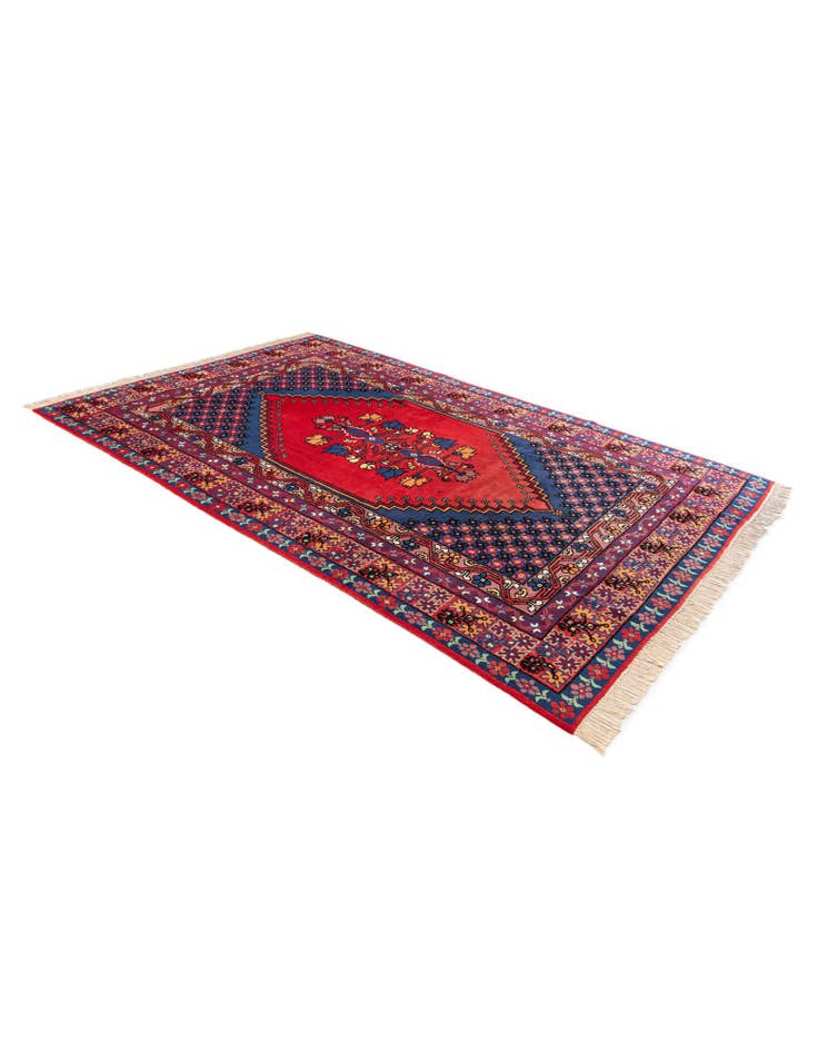 Detail image of 6' 8 x 9' 11 Hand Knotted Moroccan Wool Rug