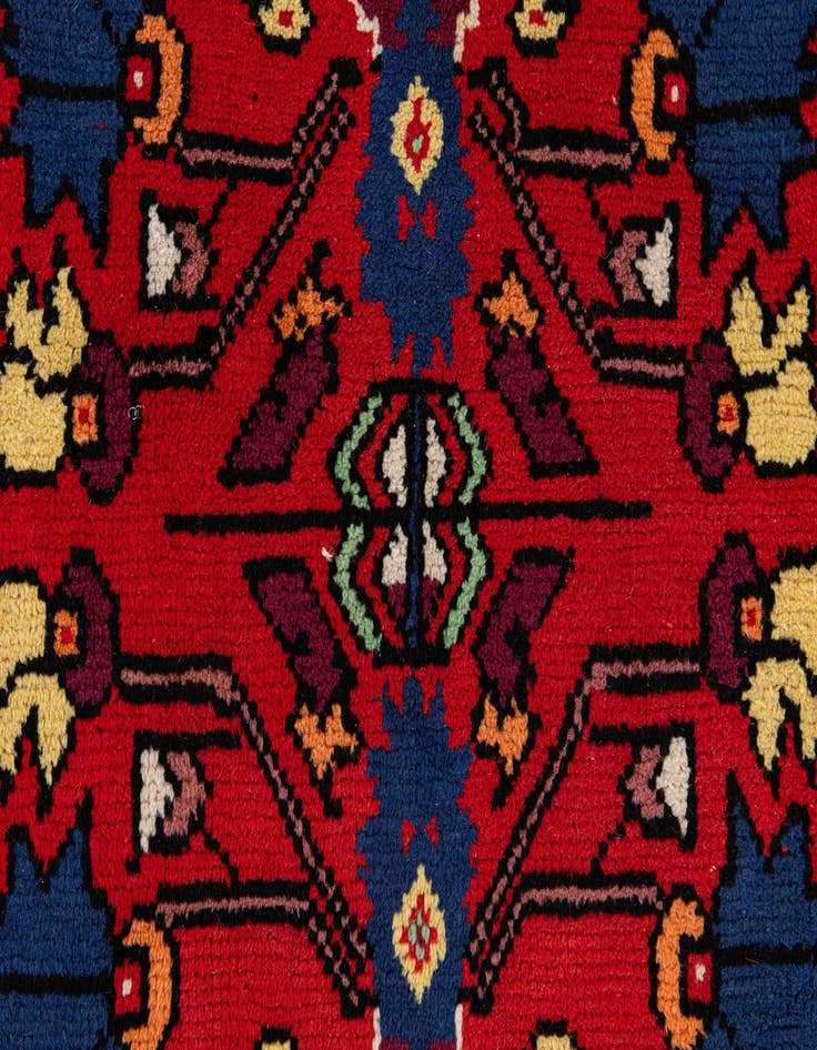 Detail image of 6' 8 x 9' 11  Hand Knotted Moroccan Wool Rug