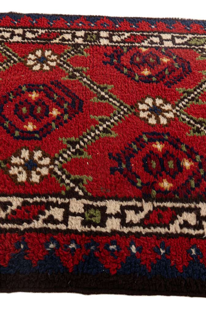 2' 4 x 4' 2 Hand Knotted Moroccan Wool Rug
