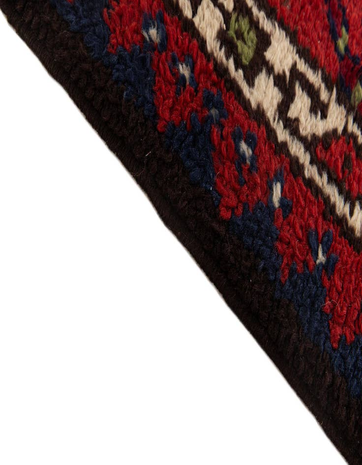 Detail image of 2' 4 x 4' 2  Hand Knotted Moroccan Wool Rug