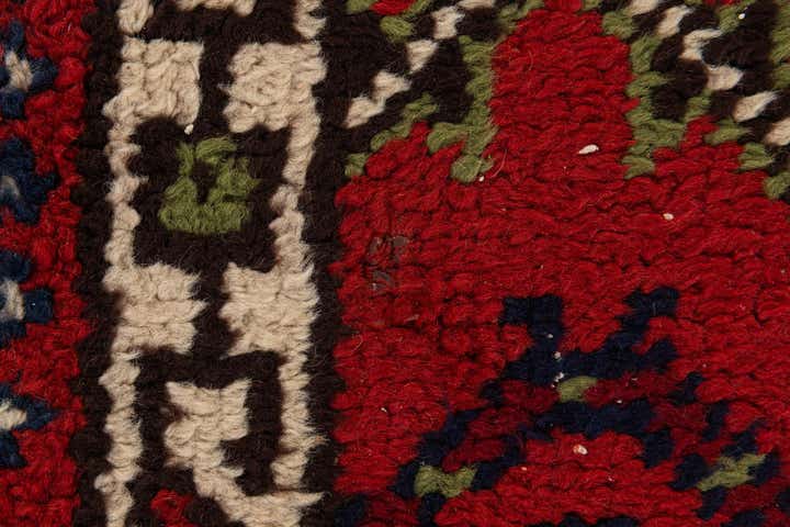 2' 4 x 4' 2 Hand Knotted Moroccan Wool Rug