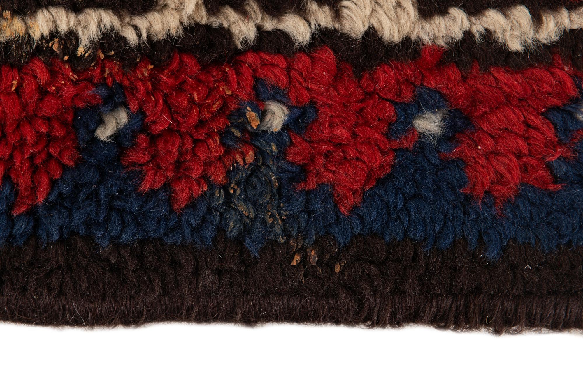 2' 4 x 4' 2 Hand Knotted Moroccan Wool Rug
