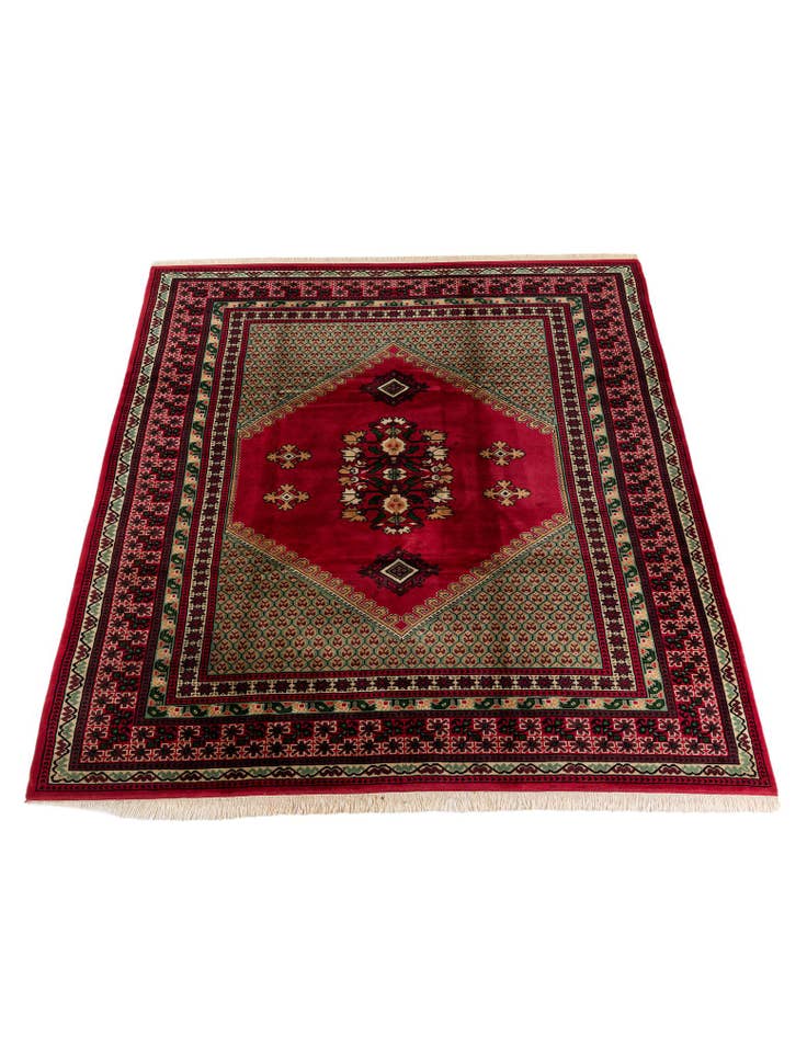 Detail image of 8' 2 x 11' 6 Hand Knotted Moroccan Wool Rug