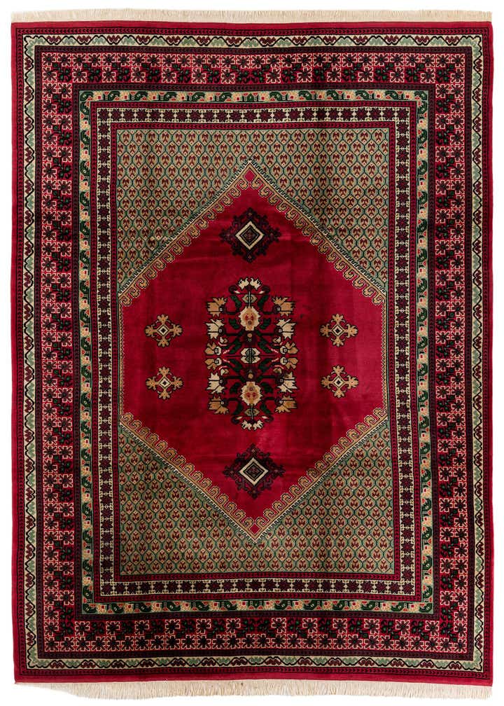 8' 2 x 11' 6 Hand Knotted Moroccan Wool Rug