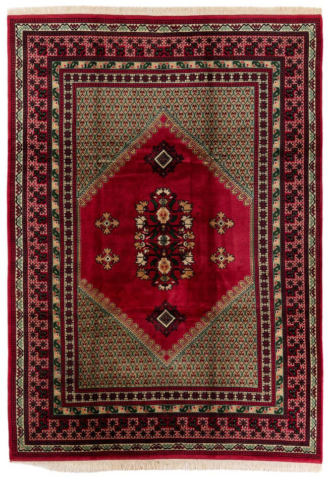Detail image of 8' 2 x 11' 6 Hand Knotted Moroccan Wool Rug