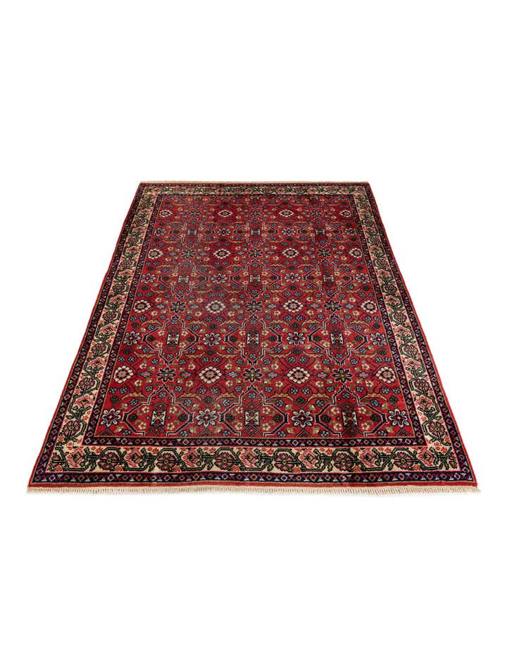 6' 6 x 9' 7 Hand Knotted Moroccan Wool Rug