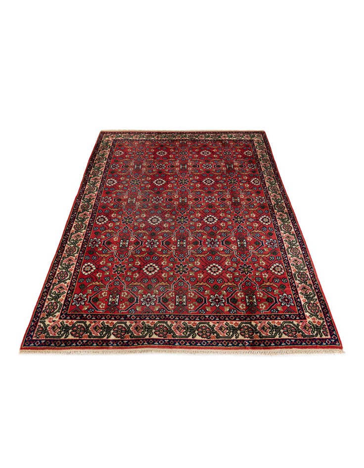 Detail image of 6' 6 x 9' 7 Hand Knotted Moroccan Wool Rug