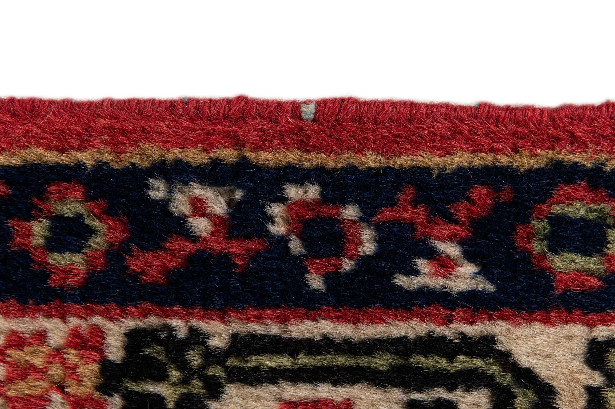 6' 6 x 9' 7 Hand Knotted Moroccan Wool Rug