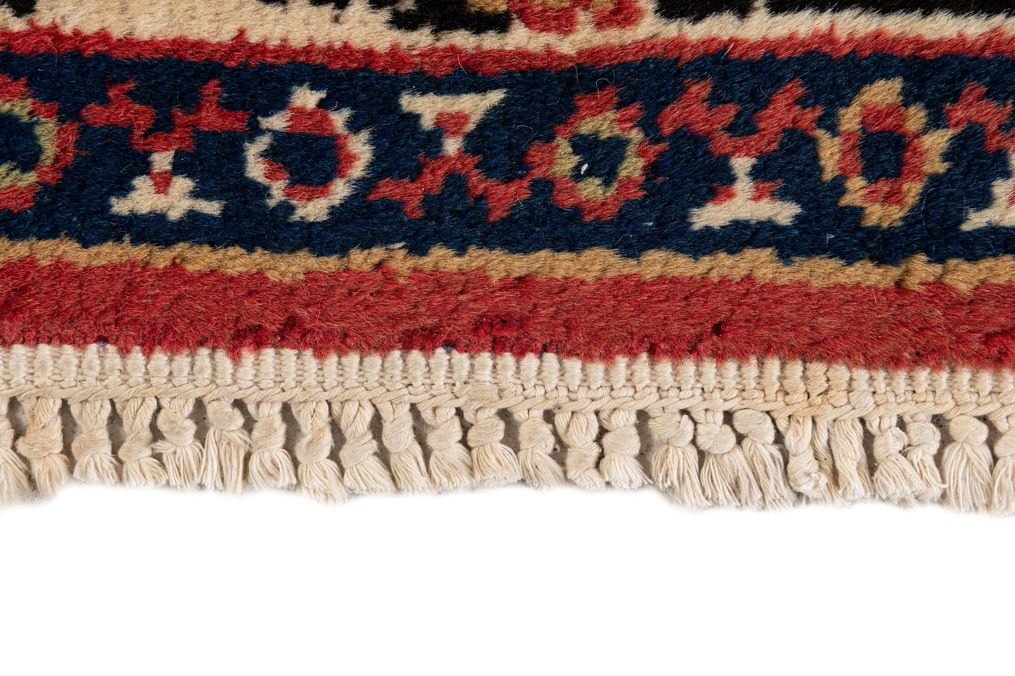 6' 6 x 9' 7 Hand Knotted Moroccan Wool Rug