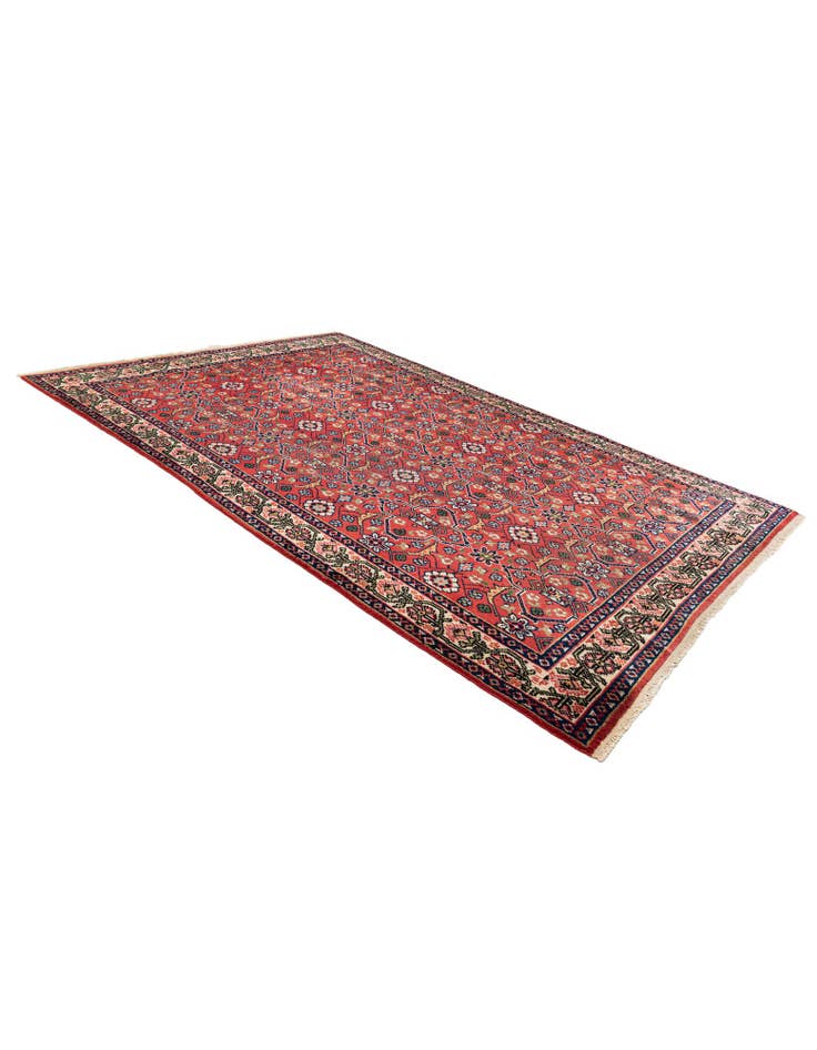 Detail image of 6' 6 x 9' 7 Hand Knotted Moroccan Wool Rug