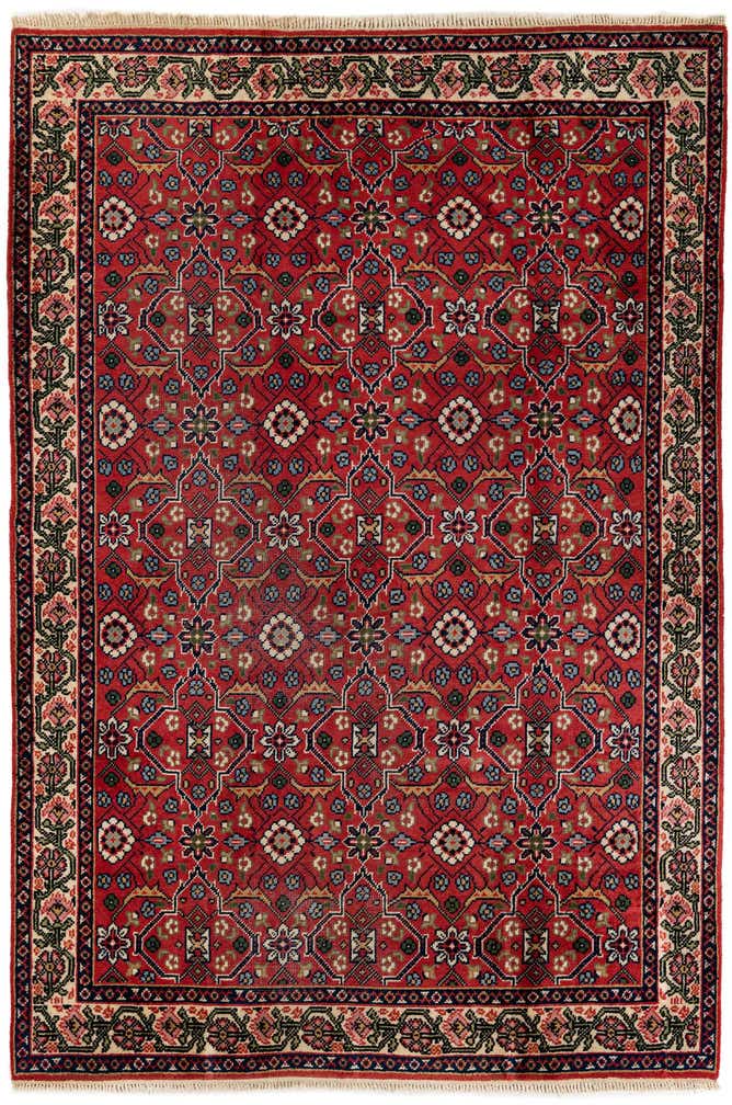 6' 6 x 9' 7 Hand Knotted Moroccan Wool Rug